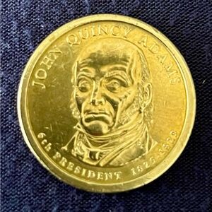 John Quincy Adams Dollar coin. 2008 P.